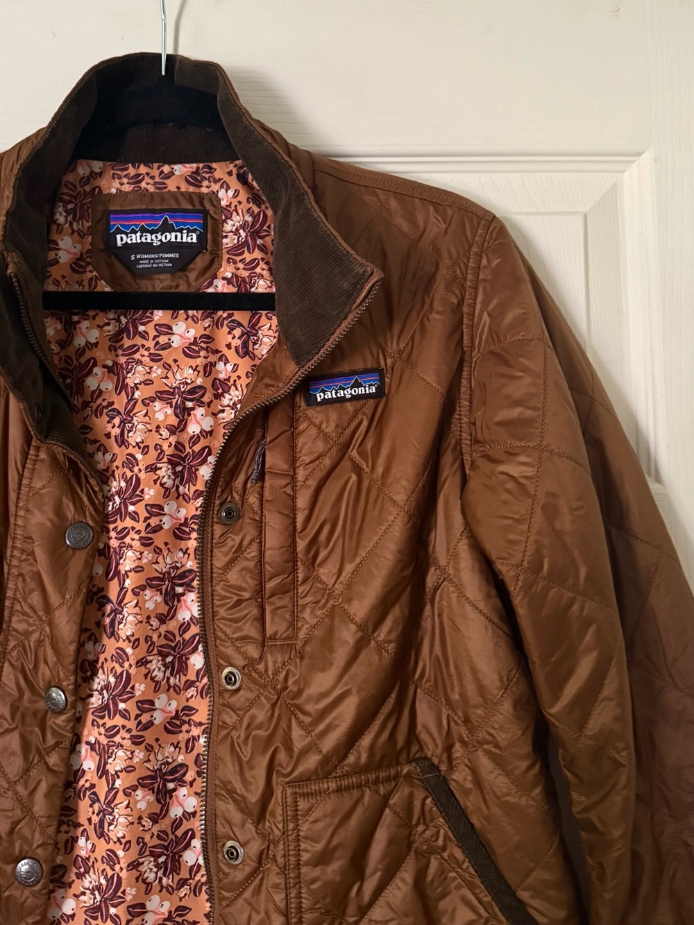 Patagonia Brown Quilted W's Back Pasture Jacket